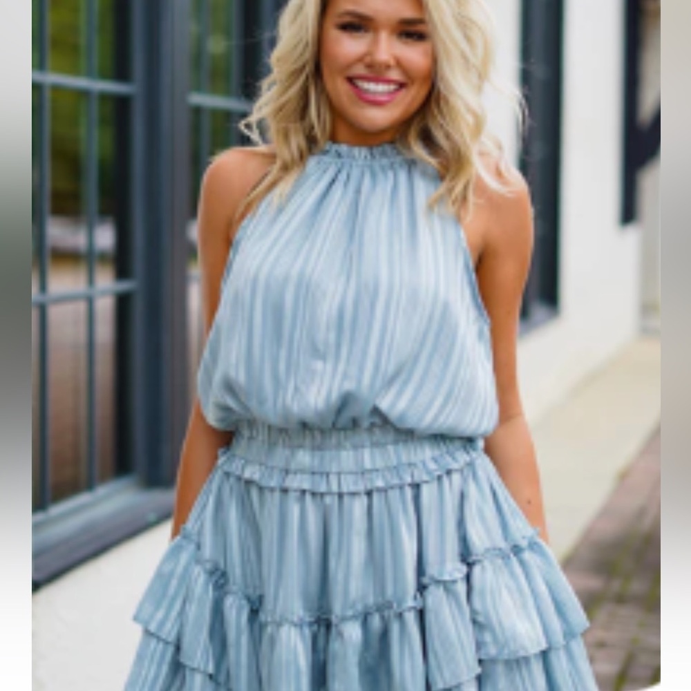 South Boutique Blue Romper